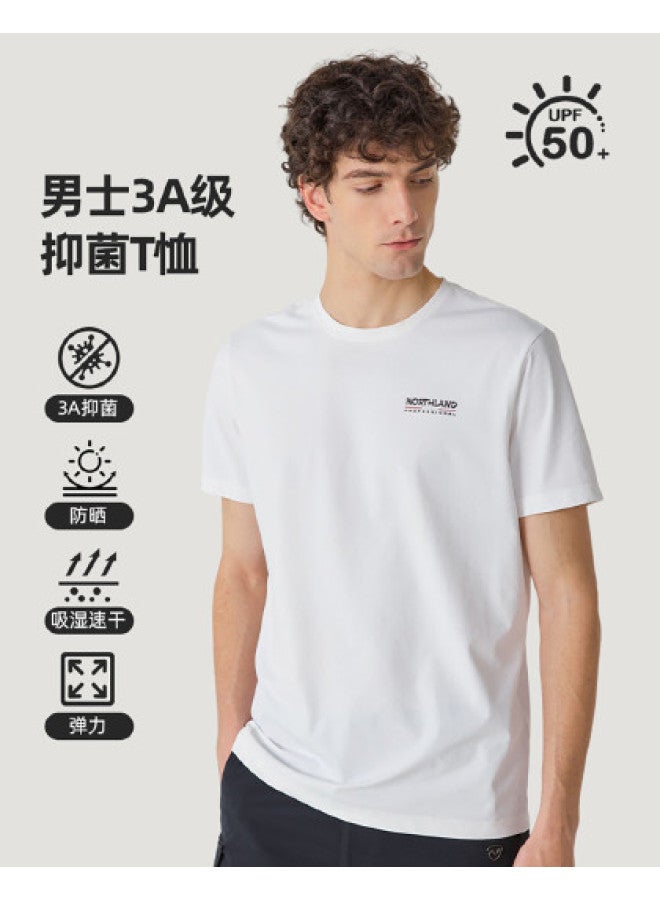 NorthLand Men's Quick-dry Round Neck Short Sleeve T-shirt - Breathable, Anti-bacterial & Uv Protection Sports Top For Rock Climbing - Image 1