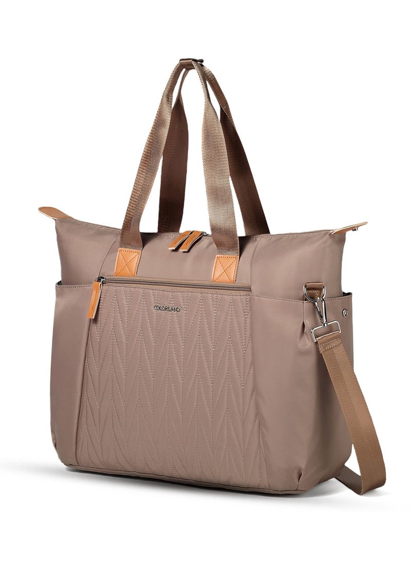 Little Story Zurich Pack and Go Baby Travel Diaper Bag - Beige - Image 2