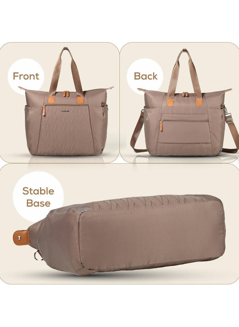 Little Story Zurich Pack and Go Baby Travel Diaper Bag - Beige - Image 4