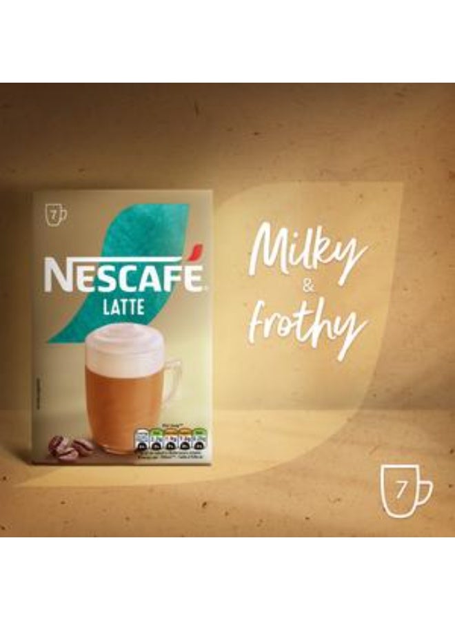 Nescafe Latte Flavour Instant Coffee Sachet 126grams Pack of 7 - Image 2