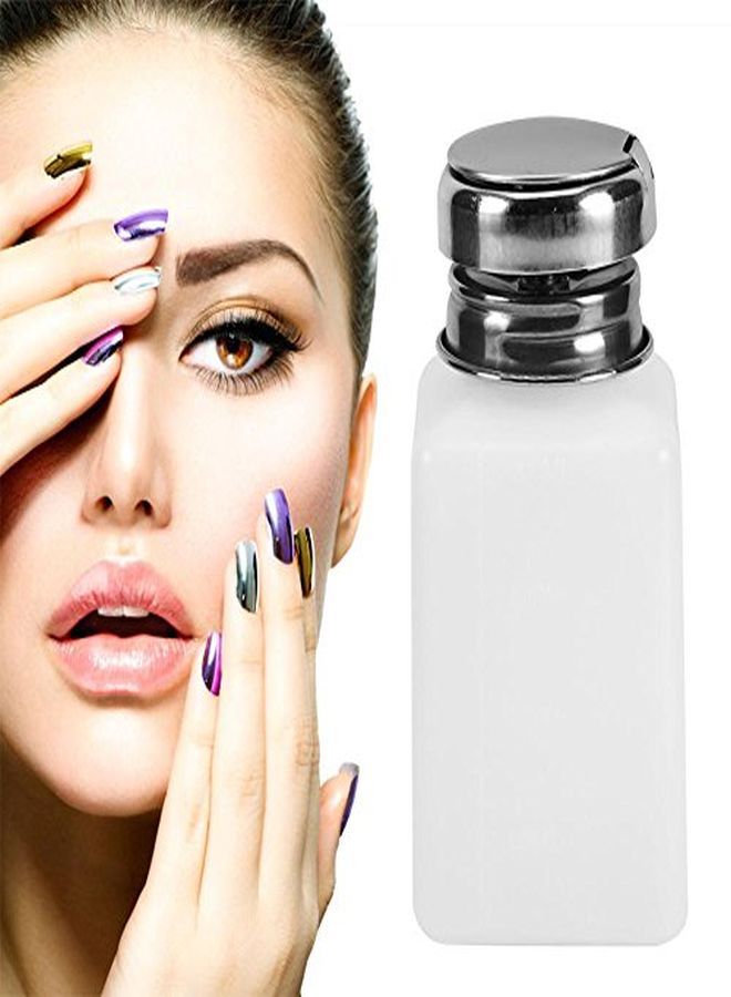 Sonew 200Ml Empty Pump Dispenser Nail Polish Makeup Cleanser Liquid Remover Bottle  - Image 2