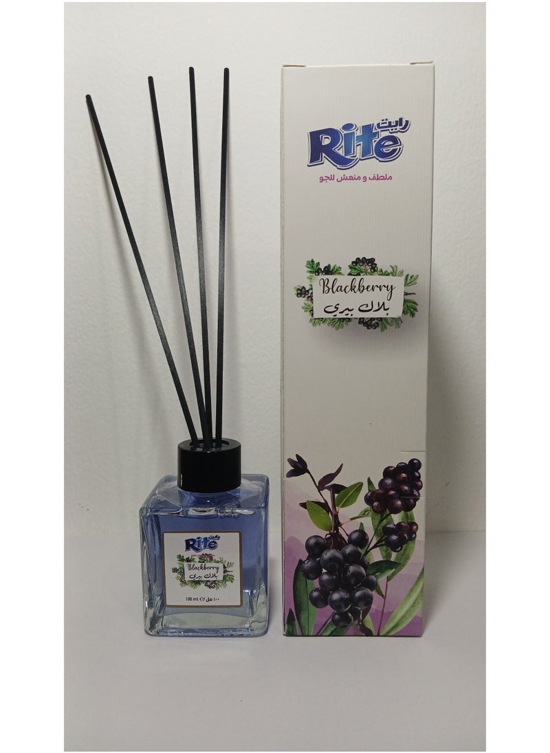 RITE Blackberry Reed Diffuser 100ml – Indulge in a Moment of Pure Bliss and Tranquility