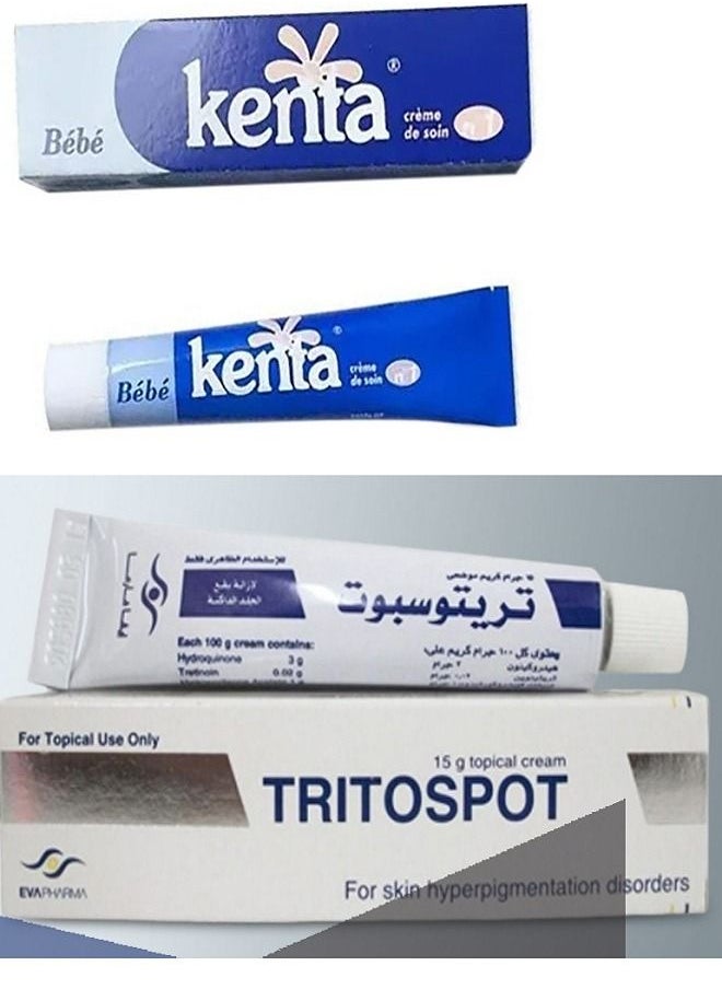 EVAPHARMA - كريم تريتوسبوت وكريم كينتا 2 قطعة - Image 1