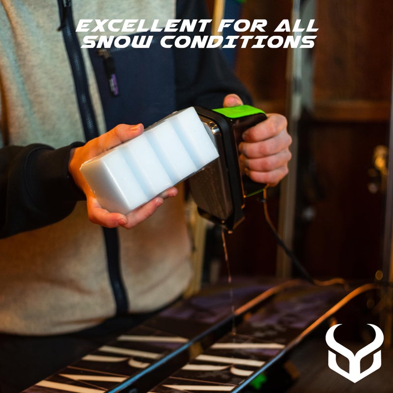 Demon Hyper Ski and Snowboard Wax -Universal Blend for Any Season and Snow Conditions- 1.06 LB/ 480 gm Block- Made in USA- No PFAS - Image 4