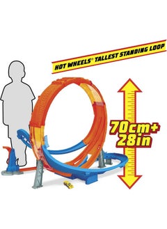 Toy Car Track Set Massive Loop Mayhem With 1:64 Scale Car, 28 Inch Tall Loop, Powered By Motorized Booster - pzsku/Z075CF7CD14C6F221C802Z/45/_/1724128393/dcf642b2-e437-4511-b091-f59737c09645