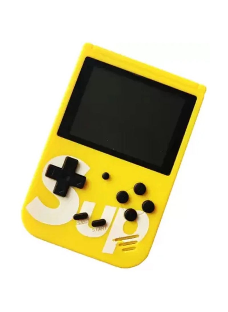 SUP SUP Game Box Plus 400 in 1 Retro Games Upgrade Version Mini Portable Console Handheld Game Box Retro Game Console 3.0-Inch Screen Support For Connecting TV & LED For Kids And Adults Yellow  - Image 2