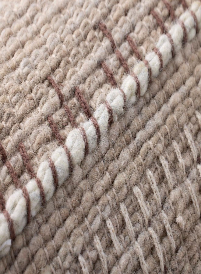 لولوي غطاء وسادة فقط من مجموعة لولوي 2، رقم الموديل PLL0124، لون عاجي/بيج، مقاس 12 بوصة × 27 بوصة - Image 3