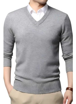 2-Pack Men's V Neck Long Sleeve Knitwear Non-Pilling Sweater Men's Slim Fit Sweater - pzsku/Z075D0C9A6092A90367F8Z/45/_/1735885696/fd3d97b5-b882-4937-b5cc-348fda7516a8