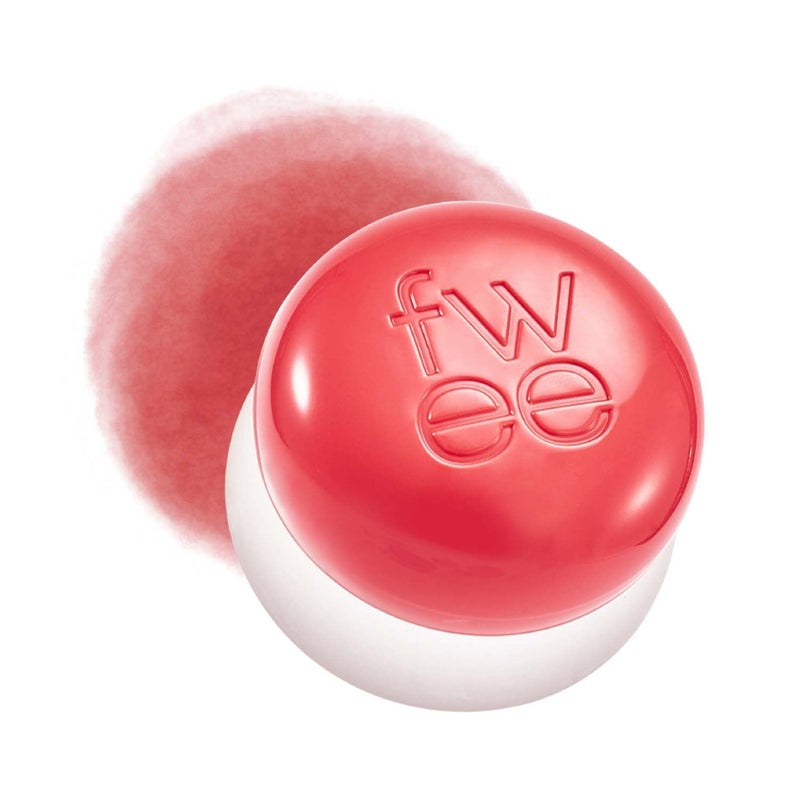 fwee Blurry Pudding Pot | Airbrushed Blush & Lip, Buildable Pigment, Long-lasting, Lightweight, Easy to Blend, Natural Soft Matte Finish - Boy (Bright Coral) | 0.17 oz - Image 1