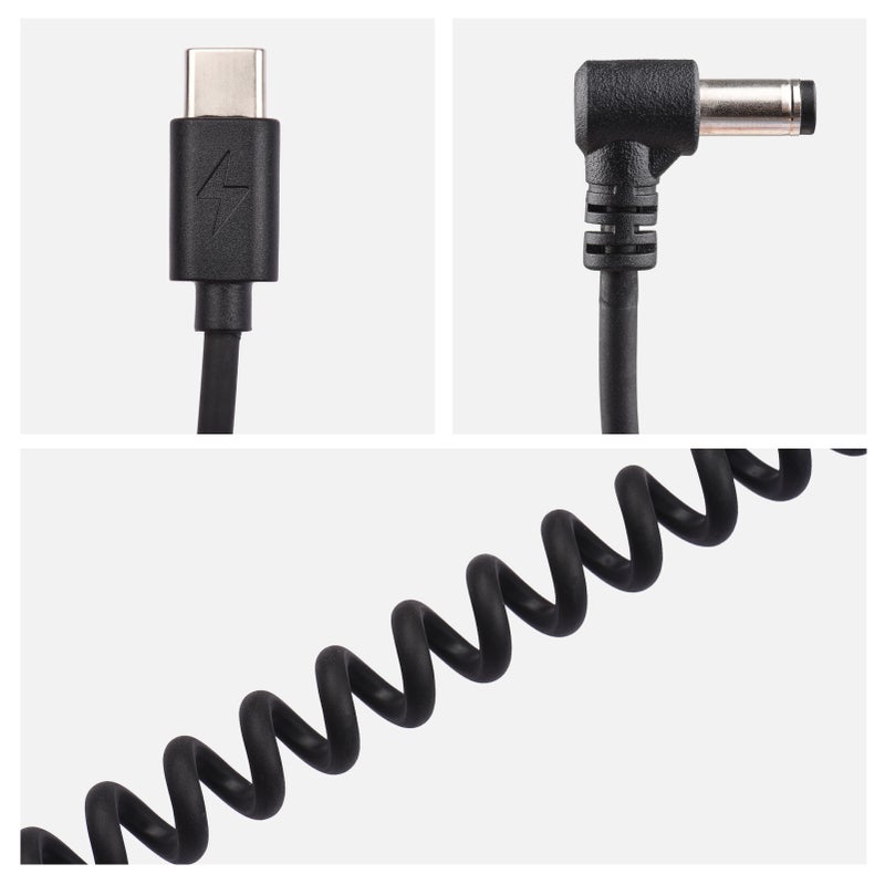 12V PD3.0 USB Type-C Male to 12V DC5.5*2.5mm Male Connector Power Cable Charging Cord Adapter - Image 3