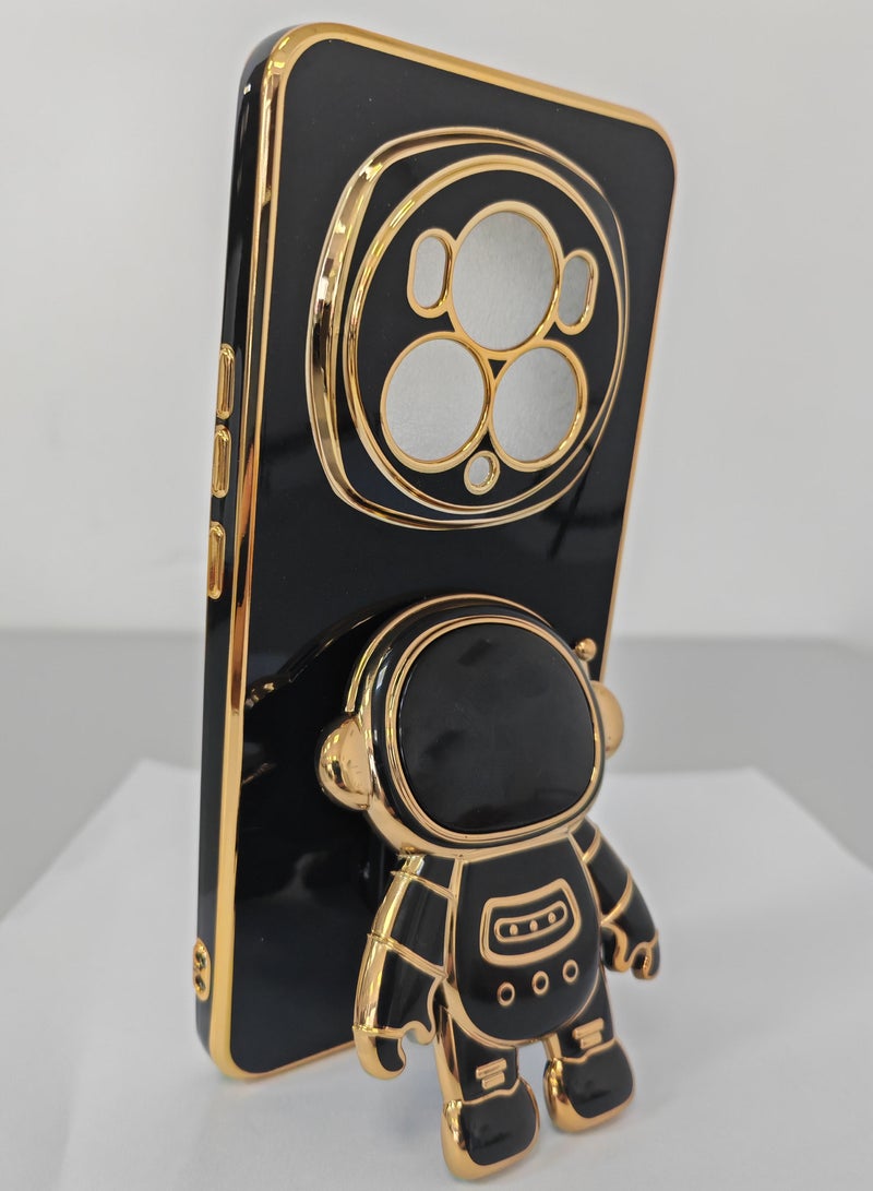 Fankalo Phone Case for Honor Magic6 Pro Silicone Cute Case with Astronaut Stand Slim Plating Protection Shockproof Cover - Image 2