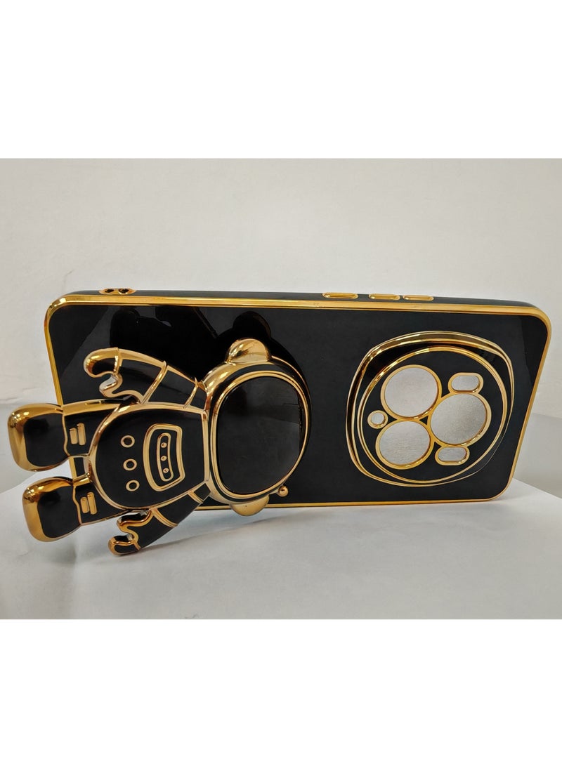 Fankalo Phone Case for Honor Magic6 Pro Silicone Cute Case with Astronaut Stand Slim Plating Protection Shockproof Cover - Image 3