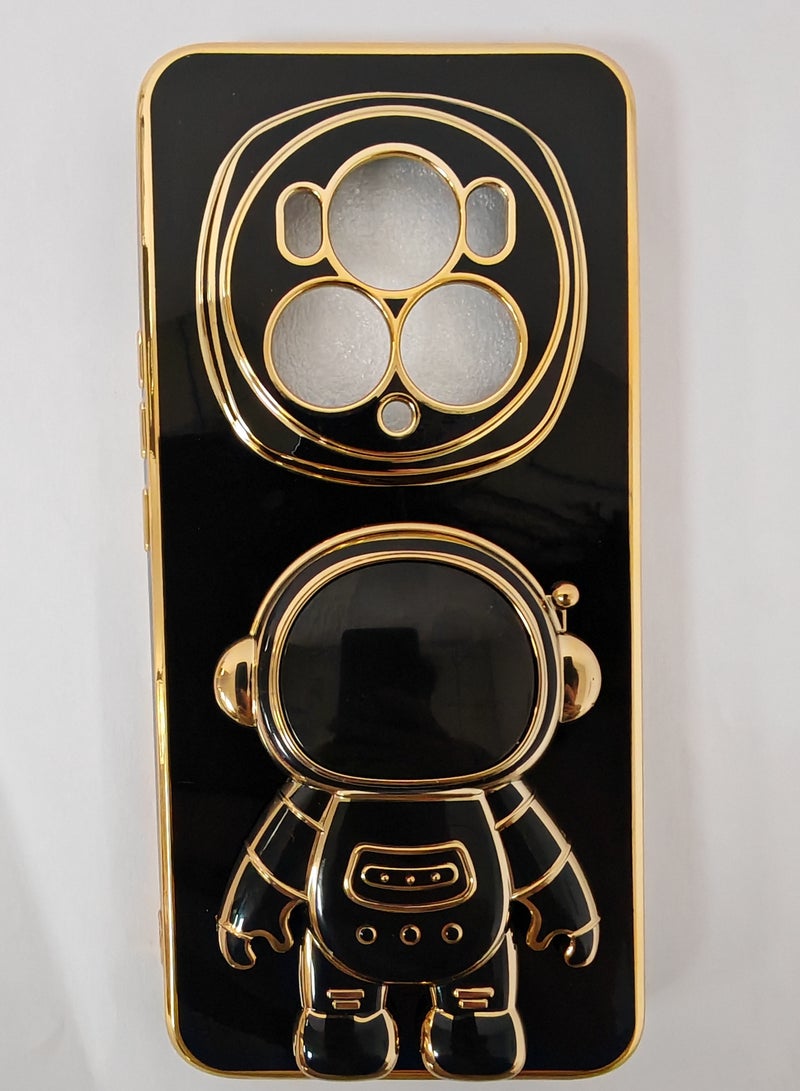 Fankalo Phone Case for Honor Magic6 Pro Silicone Cute Case with Astronaut Stand Slim Plating Protection Shockproof Cover - Image 4