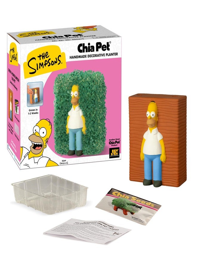 Chia Pet The Simpsons - Homer with Seed Pack, Decorative Pottery Planter, Easy to Do and Fun to Grow, Novelty Gift, Perfect for Any Occasion - Image 2