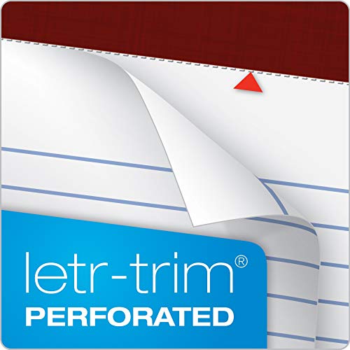 TOPS Docket Gold Writing Pads, 8-1/2 x 11-3/4, Legal Rule, White Paper, 50 Sheets, 12 Pack (63960) - Image 5
