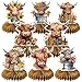 Rngmsi Highland Cow Party Decorations Highland Cow Birthday Party Table Decorations Chic Flower Honeycomb Centerpiece Farm Baby Shower Decor Supplies - Image 2