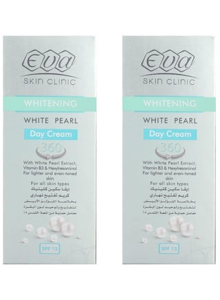 Two Pieces Of White Pearl Day Cream SPF15 - 2x50 ml - pzsku/Z075D619F10E1BA7460DBZ/45/_/1705315157/7ef80ebe-b0e2-4cfe-a547-806a40d79fb1