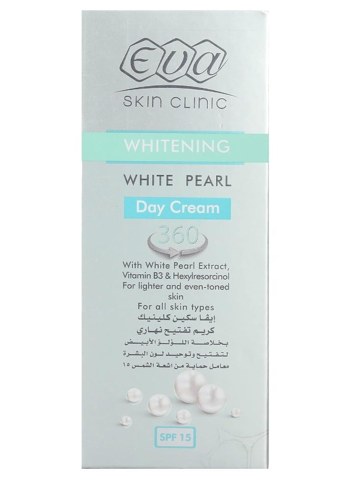 Two Pieces Of White Pearl Day Cream SPF15 - 2x50 ml
