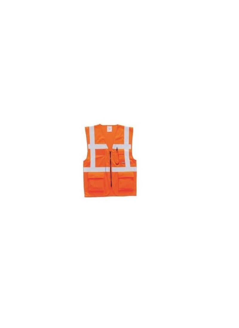 Safety Vest Reflective Fabric Vest with Reflective Stripes Zip - pzsku/Z075D65C6127C093A778BZ/45/_/1691490946/3ceb62e0-ba84-4c58-95ca-88ea9c94a148