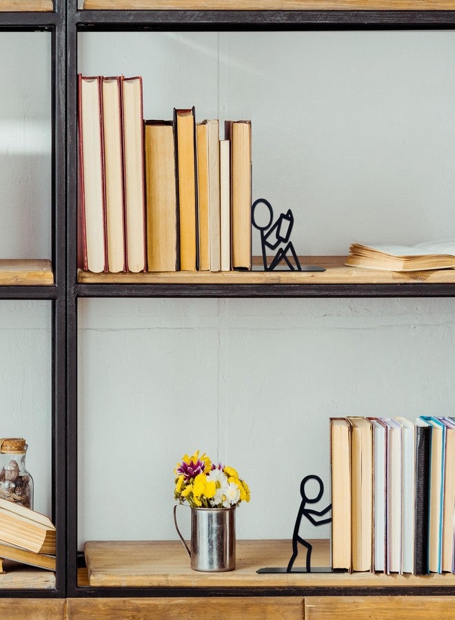 فواصل كتب معدنية مزخرفة وفريدة من نوعها، فواصل كتب لطيفة لتزيين المكتب، ديكور مثالي للقراءة، ديكور رف الكتب للمكتبة المدرسية أو غرفة النوم، هدية رائعة لمحبي الكتب - Image 4