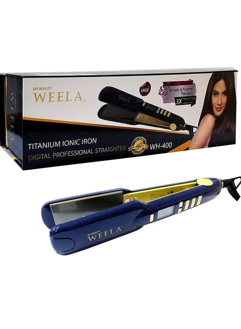 weela Wella WH-400 professional hair straightener ceramic - Image 1