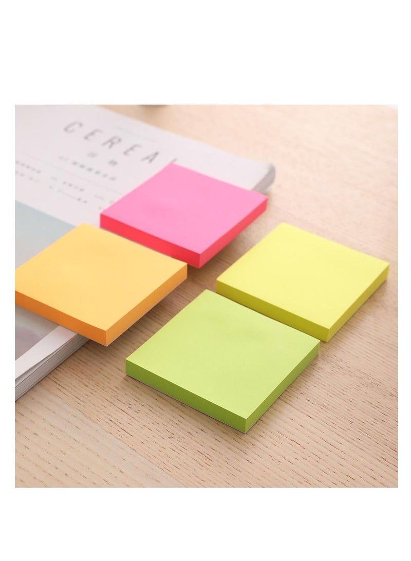 Deli ملاحظات لاصقة 4 وسادات بحجم 3x3 بوصة متعددة الألوان - Image 3