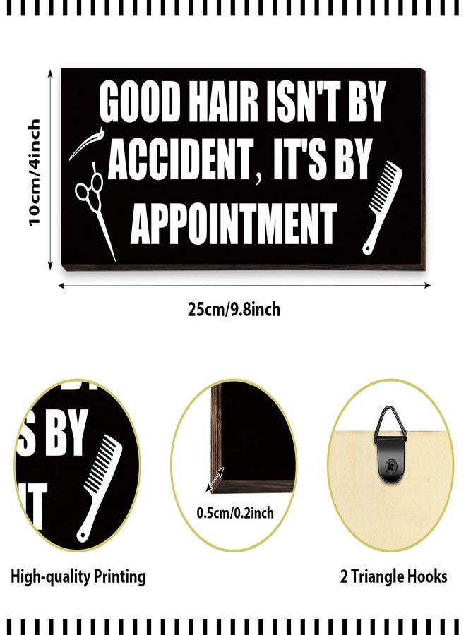 Jetec 3 Pcs Hair Salon Decor Christmas Hair Stylist Sign Gift Ideas Hairdresser Wood Hanging Sign Decor Rustic Salon Decoration for Hairs Stylist Barber Shop Beauty Shop Walls Arts Decoration - Image 2