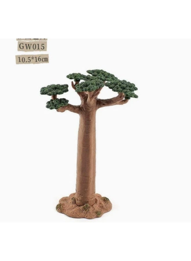 OASIS-TH Artificial Baobab Tree Aquarium Decoration Aquatic Plant Ornaments Desert Miniature Decoration Resin - Image 2