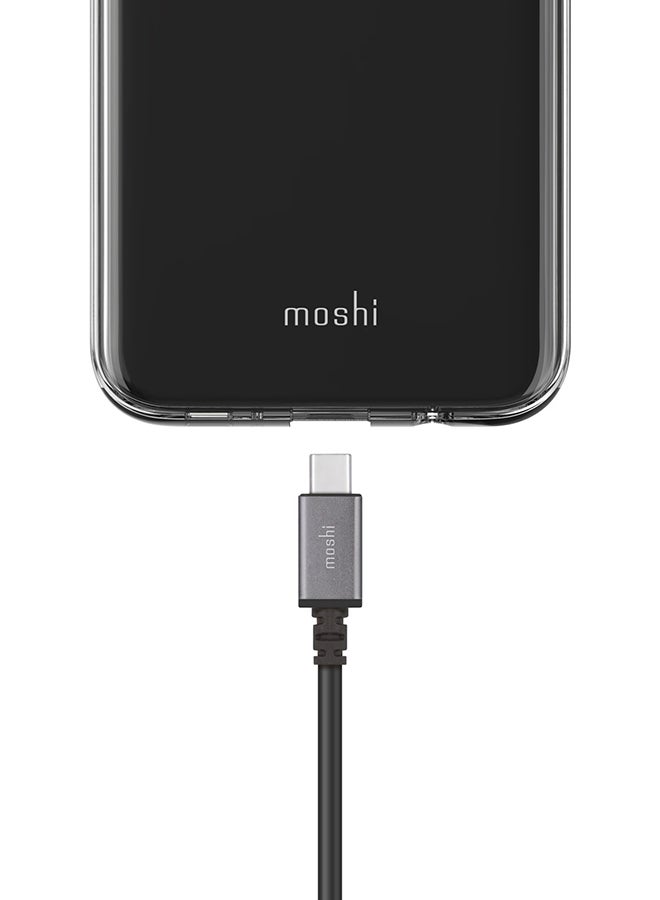 موشي كابل شحن من USB-C إلى USB-A بطول 3.3 أقدام أسود - Image 4