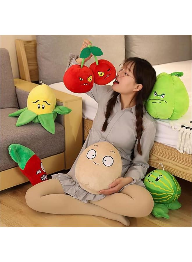PVZ Plush Toys-Come with 50pcs Stickers, PVZ Figures Plush Stuffed Toy, Zombie Plant Plush Toy, Zombie Plush, Plants Plush, PVZ Stuffed Toys, PVZ Plush Figures Set (Coffee Bean)  - Image 3