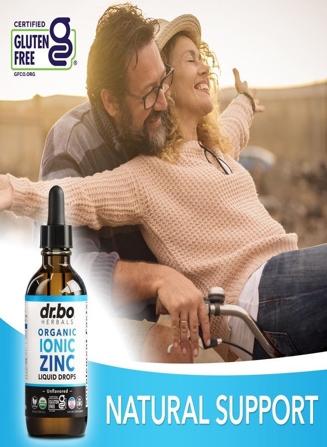 دكتور بو قطرات الزنك السائلة العضوية - قطرات مكملات الزنك الأيونية العضوية النقية للأطفال والبالغين والنساء والرجال - نباتية، مكملات لدعم صحة الجلد والمناعة للأطفال الصغار والبالغين والنساء والرجال 4 أونصة - Image 5