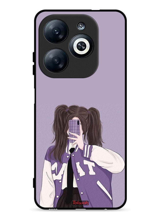 Tolwak Infinix Smart 8 4G Protective Case Cover Making Selfie - Image 1