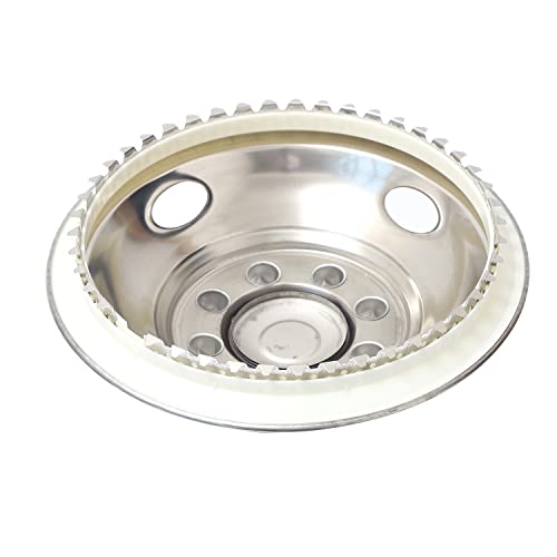 JESONN 16 Inch Stainless Steel Wheel Simulators Full Kits for 1974-2000 Chevy GMC 3500, 1974-1998 Ford F350, 2008-2021 Ford E350/E450 Van, 1974-1999 Dodge Ram 3500 (Snap-on) - Image 4