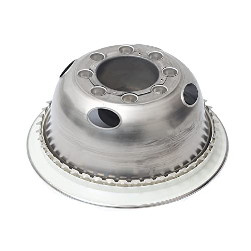 JESONN 16 Inch Stainless Steel Wheel Simulators Full Kits for 1974-2000 Chevy GMC 3500, 1974-1998 Ford F350, 2008-2021 Ford E350/E450 Van, 1974-1999 Dodge Ram 3500 (Snap-on) - Image 5