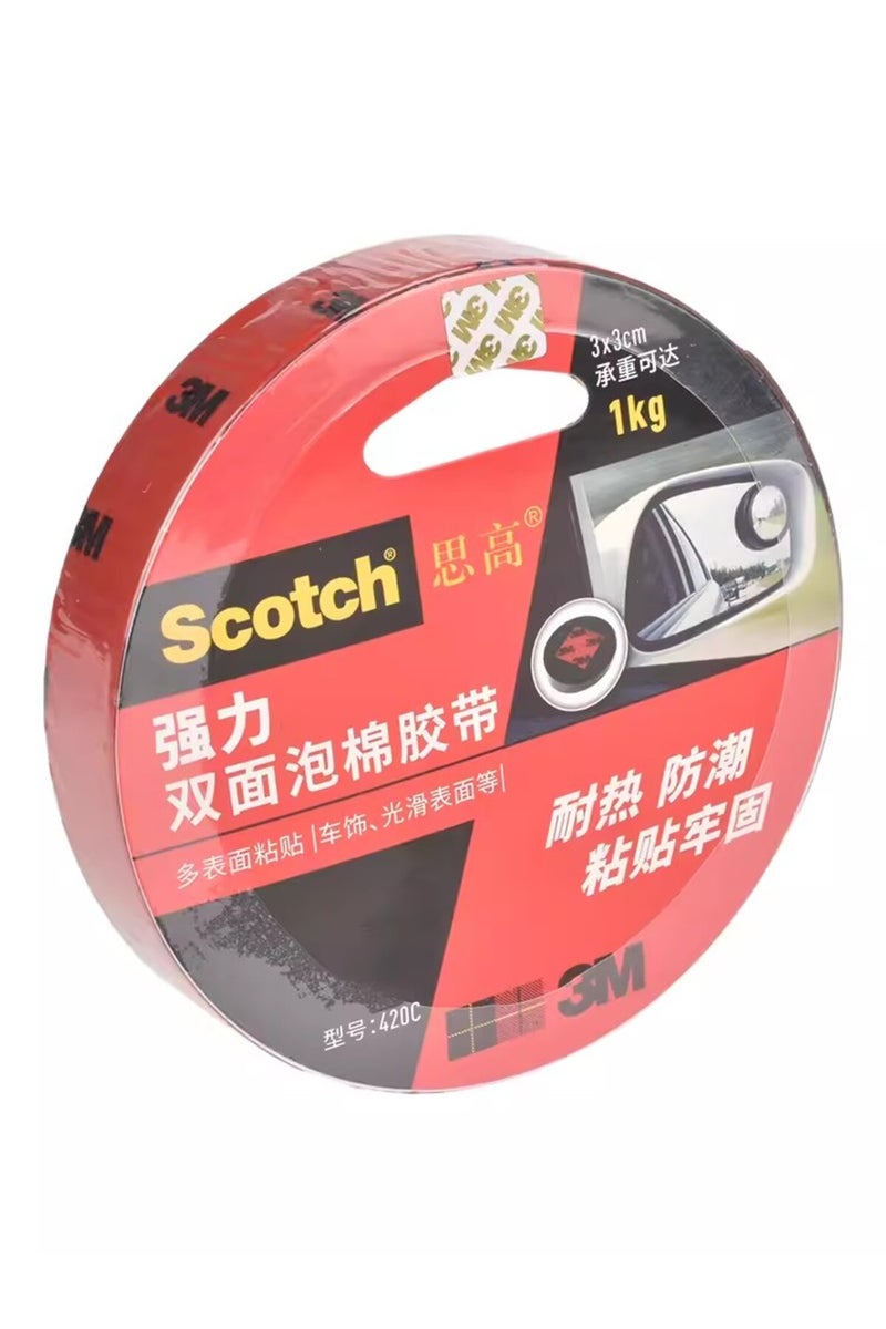 18mmx3m 420c Original 3m Tape 3m Scotch Double Sided Adhesive 3m Foam Mounting Waterproof Tape Multi