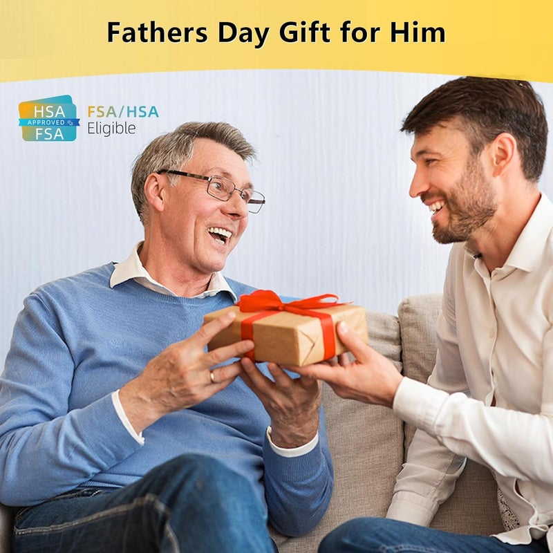 Comfytemp مدلك القدم والساق بدون سلك من كومفيتمب مع حرارة هدايا يوم الأب للآباء والرجال والأزواج مؤهل لـ FSA و HSA مدلك قابل لإعادة الشحن للساقين والقدمين لتحسين الدورة الدموية وتخفيف الألم يناسب مقاس 6 إلى 10 - Image 2