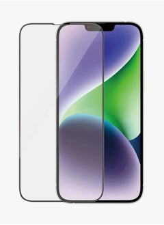 Generic Tempered Glass Clear Screen Protector for iPhone 14 Plus/15 Plus with Edge to Edge Coverage and Antibacterial Protection Includes Easy Install Applicator  - Image 1