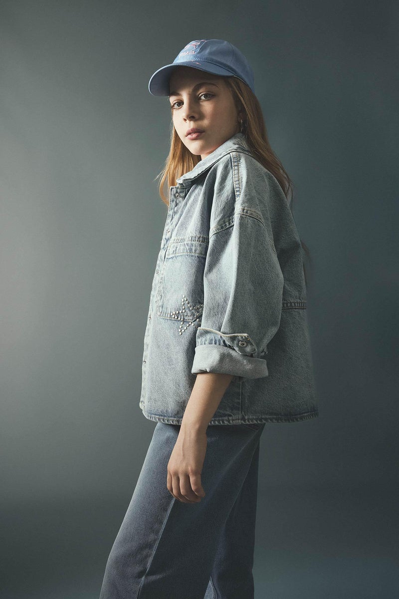 ديفاكتو جاكيت جينز بناتي - Image 1