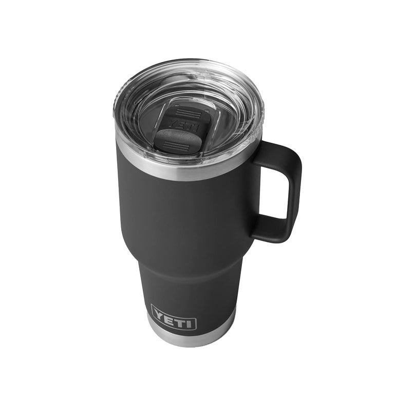 YETI Rambler 30 oz Travel Mug, Stainless Steel, Vacuum Insulated with Stronghold Lid, Black - Image 1
