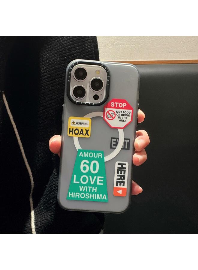 اس-توب جراب لهاتف iPhone 13 Pro، جراب هاتف IMD MagSafe مزدوج الطبقات غير لامع - Image 5