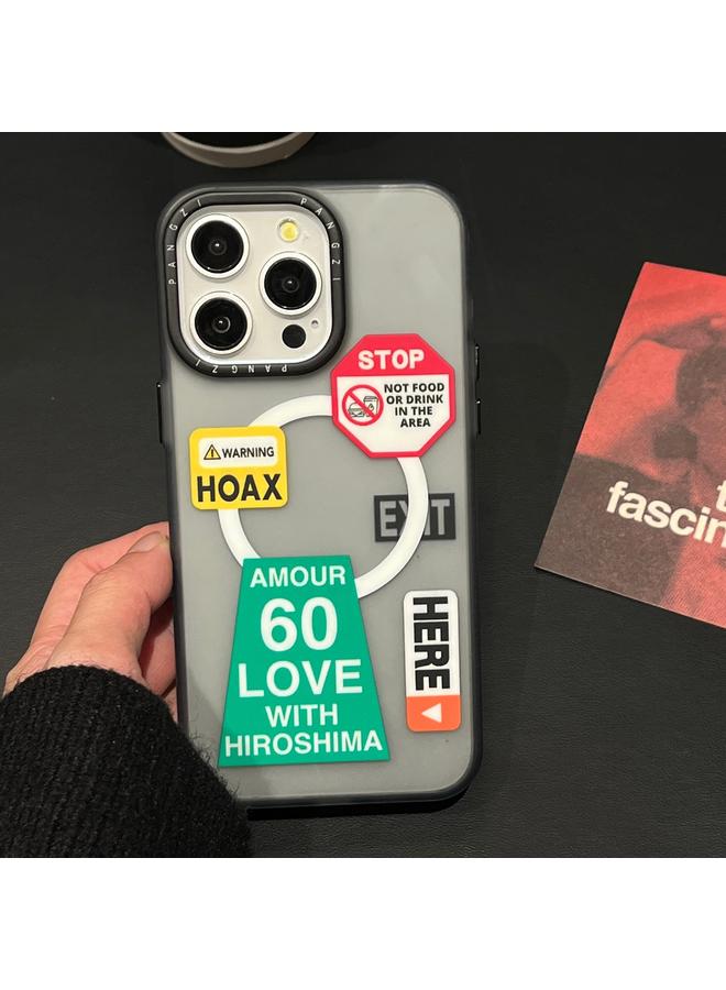 اس-توب جراب لهاتف iPhone 13 Pro، جراب هاتف IMD MagSafe مزدوج الطبقات غير لامع - Image 2