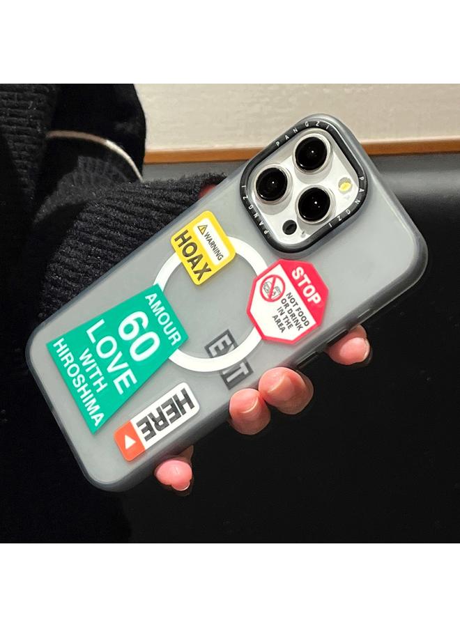 اس-توب جراب لهاتف iPhone 13 Pro، جراب هاتف IMD MagSafe مزدوج الطبقات غير لامع - Image 4