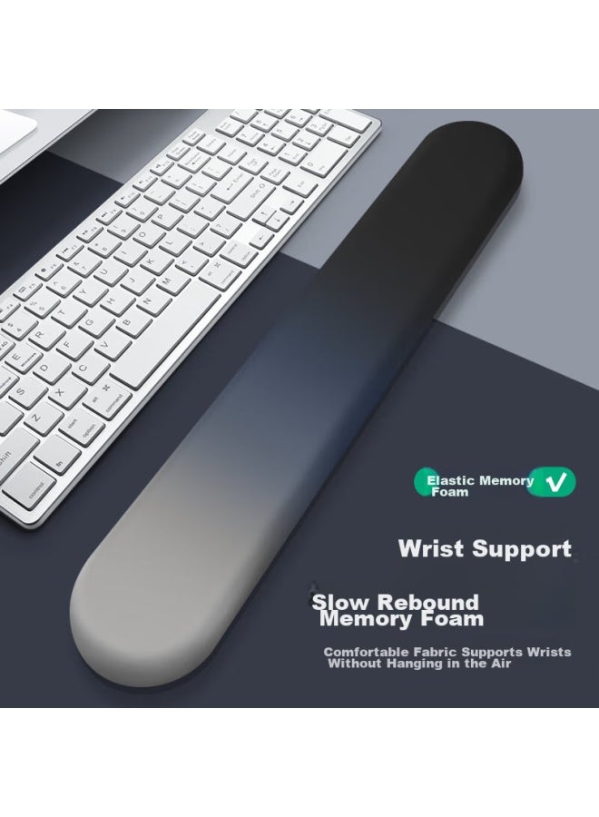 Kpte Keyboard Wrist Rest, Mouse Pad, Silicone Wrist Support, Office And Gaming Computer Hand Guard, Thickened Wrist Rest, Desk Pad For Women - Image 2