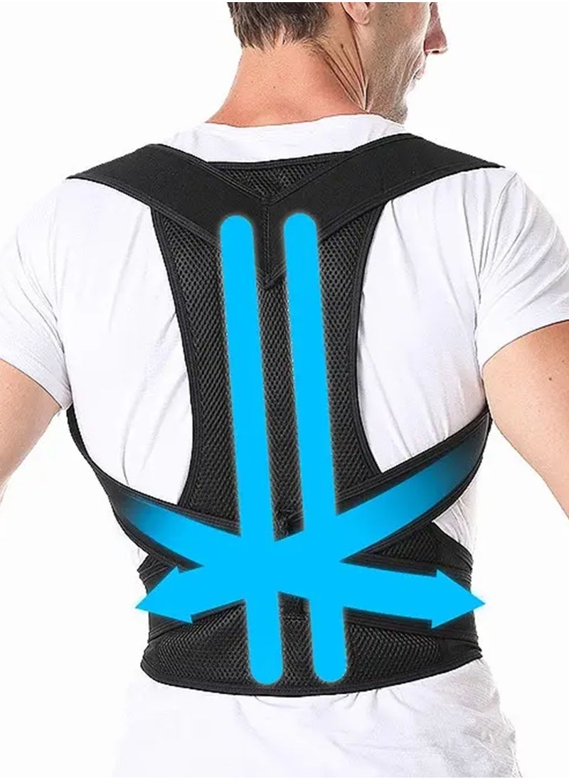 ارينا مشد طبي مصحح للقوام والظهر مع دعامات مرن قياس XL لتحسين وضع الجسم وتخفيف الألم  - Image 1