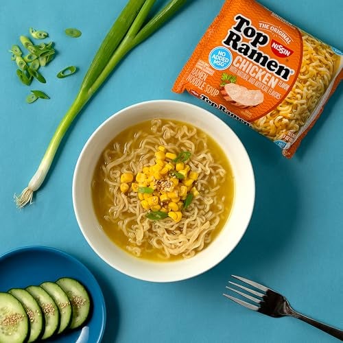 Nissin Top Ramen Bowl Ramen Noodle Soup, Chicken, 3.42 Ounce (Pack of 6) - Image 4