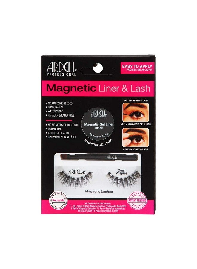 أرديل قلم تحديد مغناطيسي احترافي ورموش ديمي ويسبيس أسود - Image 1