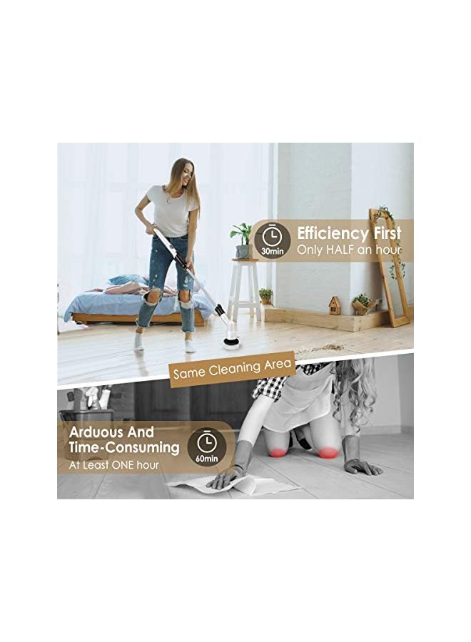 PROMASS Q3 Electric Spin Scrubber, 2021 New Cordless Power Scrubber Cleaning Brush with 3 Heads for Bathroom Kitchen Tub - Image 2