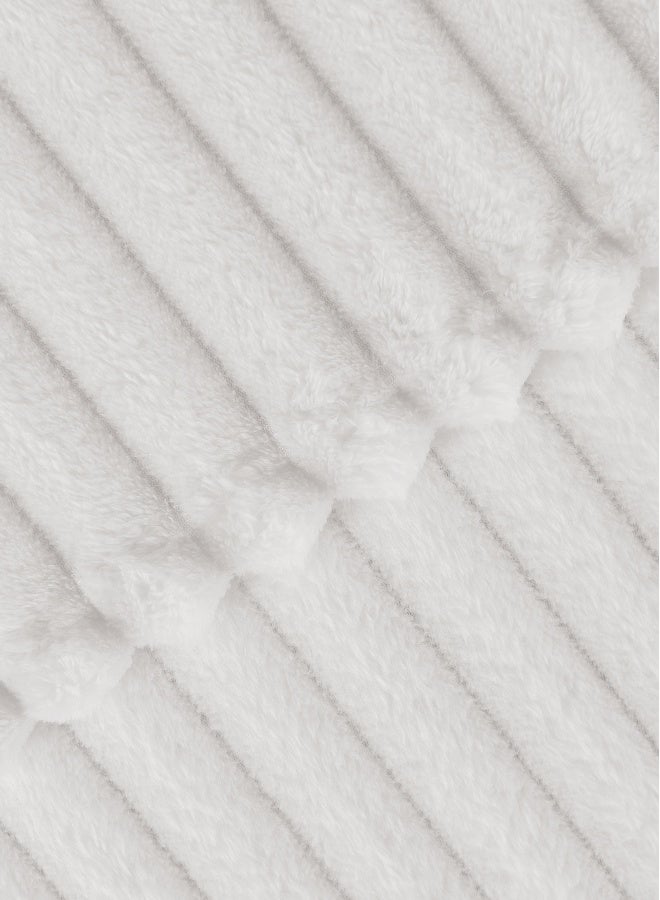 ايست من نون بطانية جاكار مضلعة ثلاثية الأبعاد ناعمة ودافئة مريح، رقيق - Image 4