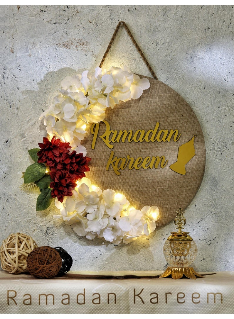 light Wreath for Ramadan (red 2)