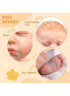 Aori Lifelike Reborn Baby Dolls - Realistic Sleeping Baby Girl Dolls 20 Inch Newborn Baby With Feeding Toy Accessories  - Image 5